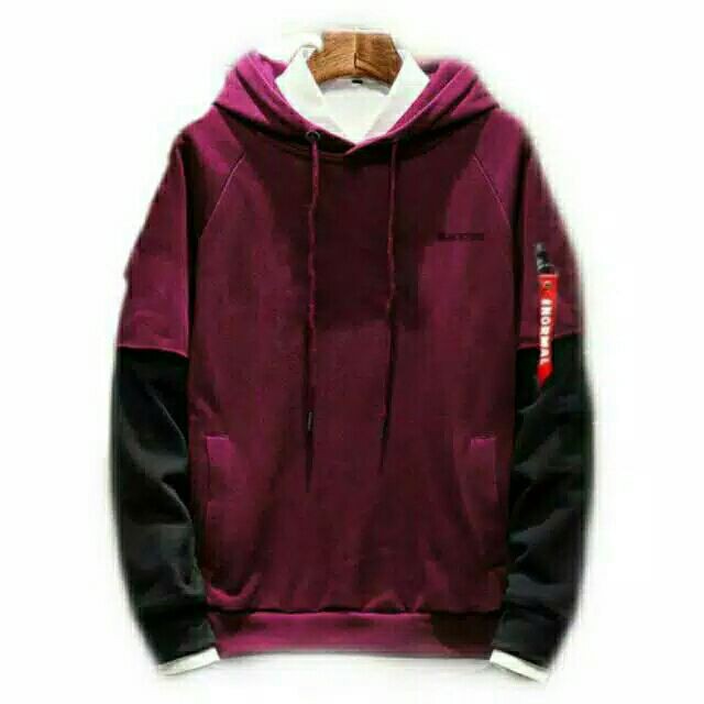 [BISA COD] Sweater Hodie Pria Blacktipe Reglan Sweater Fleece