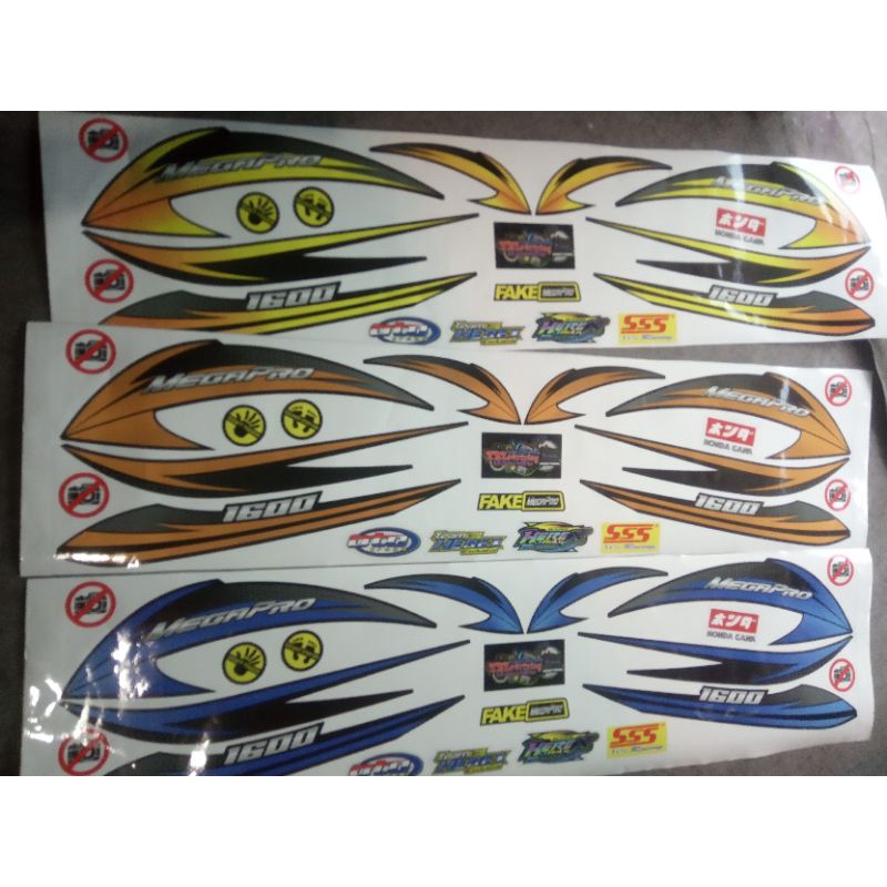 striping megapro hiu variasi