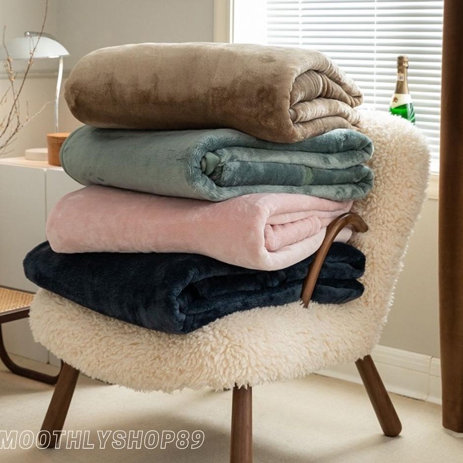 Selimut Bulu Halus Ukuran 160x200cm Selimut Bulu Dewasa Tebal Super Lembut