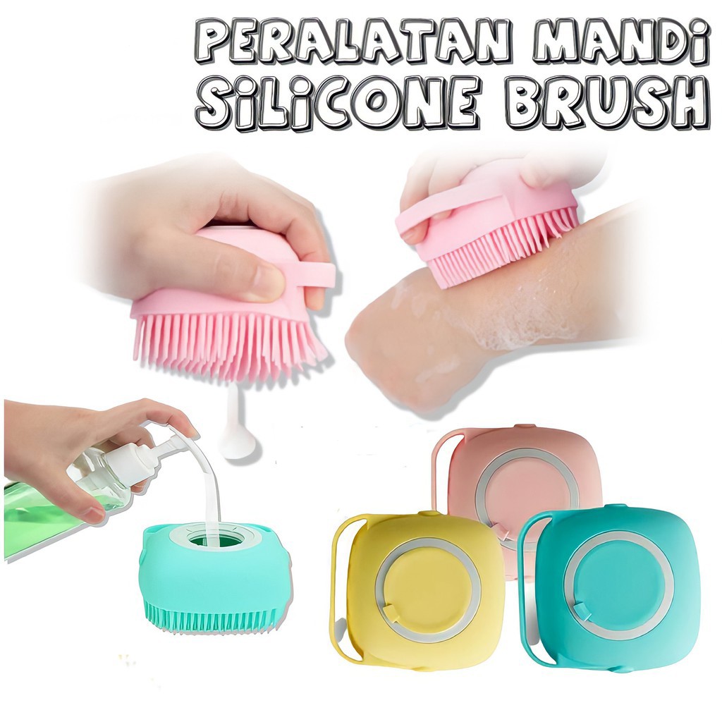 Sikat Mandi Bahan Silikon Murah Untuk Sikat Badan Silicone Massage Bath Brush