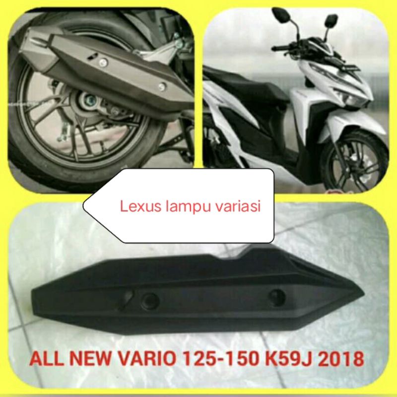 tutup tameng knalpot standart motor Vario all new 150