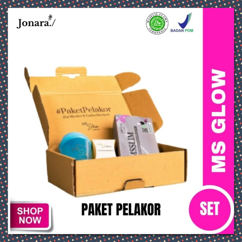 MS SLIM PAKET PELAKOR | PELANGSING BADAN MS GLOW