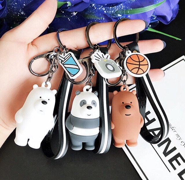 gantungan we bare bears / gantungan wbb / gantungan kunci