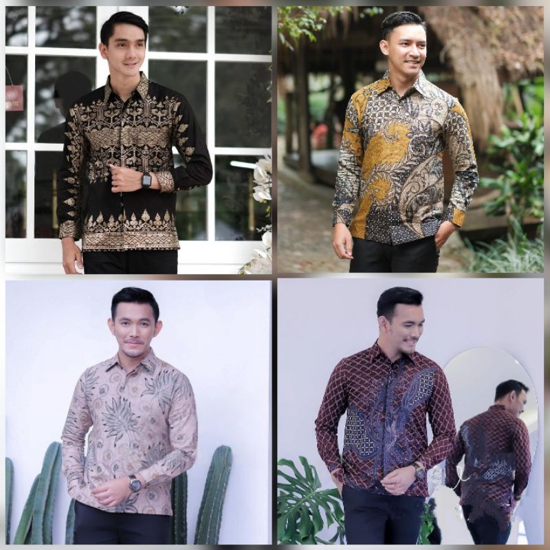 KEMEJA LENGAN PANJANG Batik Prada dan Batik Prima