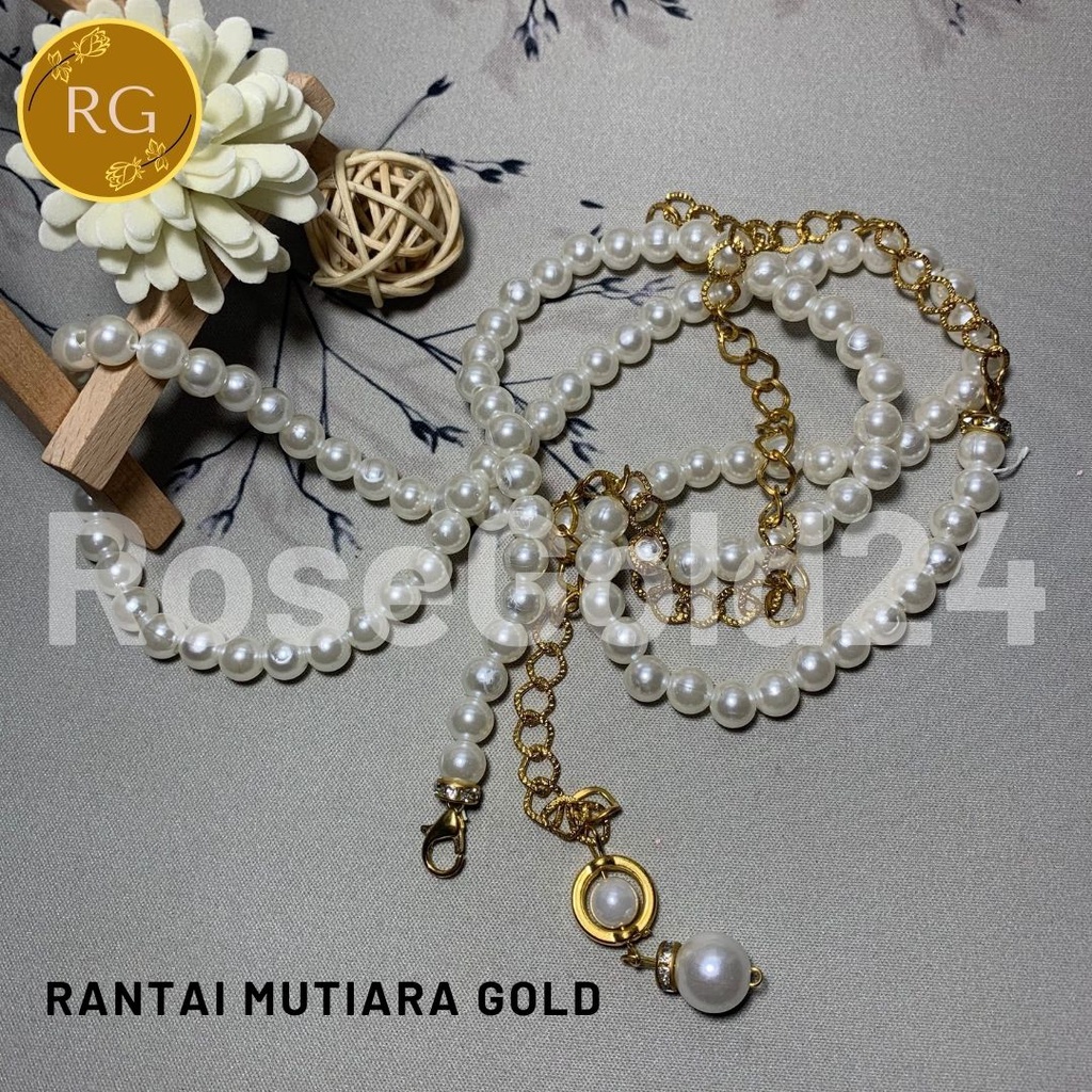 BELT RANTAI MUTIARA GOLD