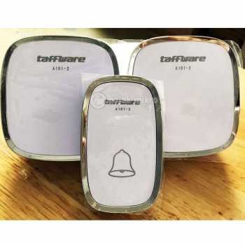 Taffware Bel Pintu Wireless Doorbells Waterproof 36 Nada - A101/2 Bel Pintu 2 Buah Receiver