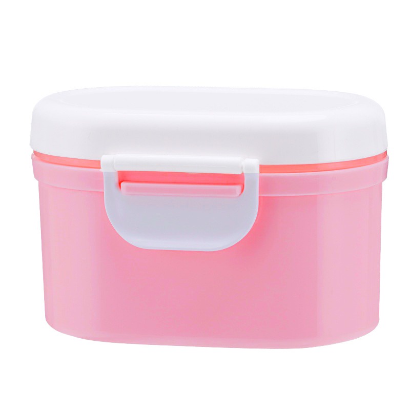 Queen_Fashions Tempat Kotak Penyimpanan Susu Bubuk Biskuit Snack Bayi / Toples Susu / Baby Milk Powder Box 1079