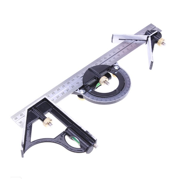 

Penggaris stainless 3 in 1 adjustable angle finer 30 cm