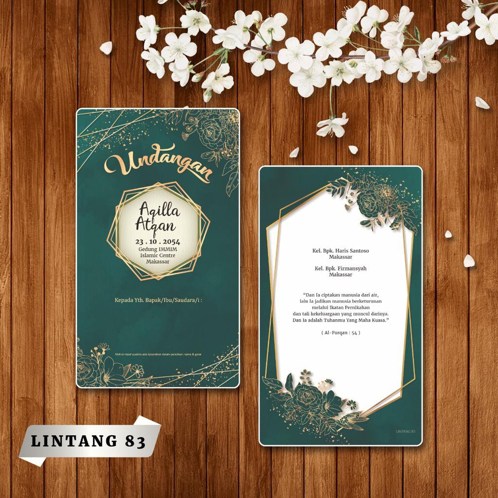 UNDANGAN PERNIKAHAN LINTANG 83