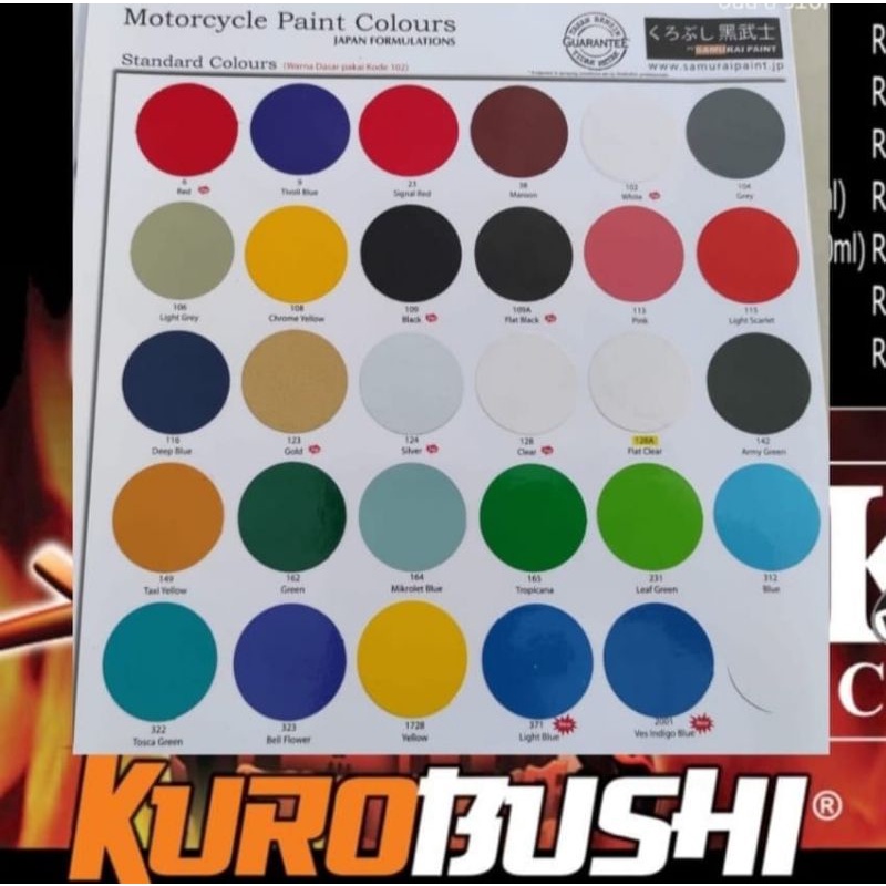 CAT SEMPROT SAMURAI PAINT 400CC NO 6 RED