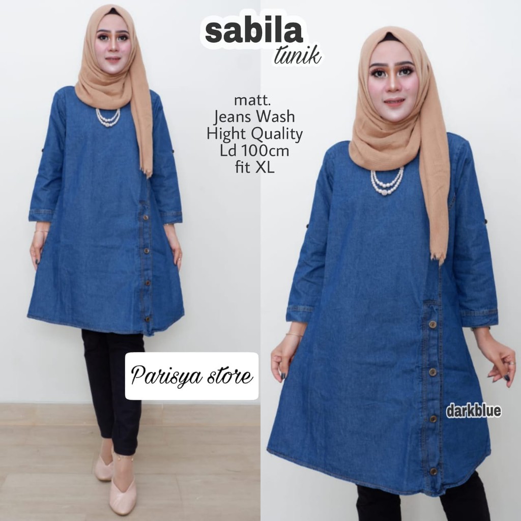 sabila blouse jeans