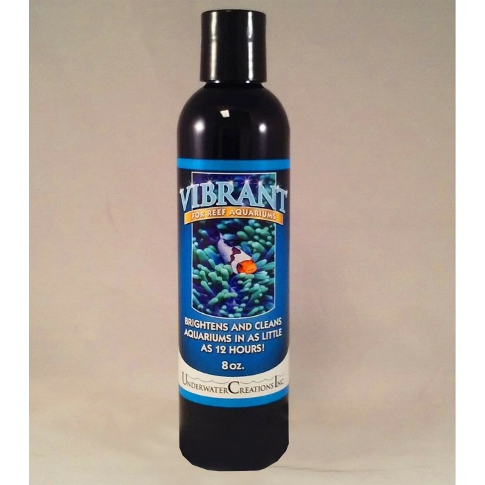 VIBRANT LIQUID AQUARIUM CLEANER FOR REEFS 8Oz