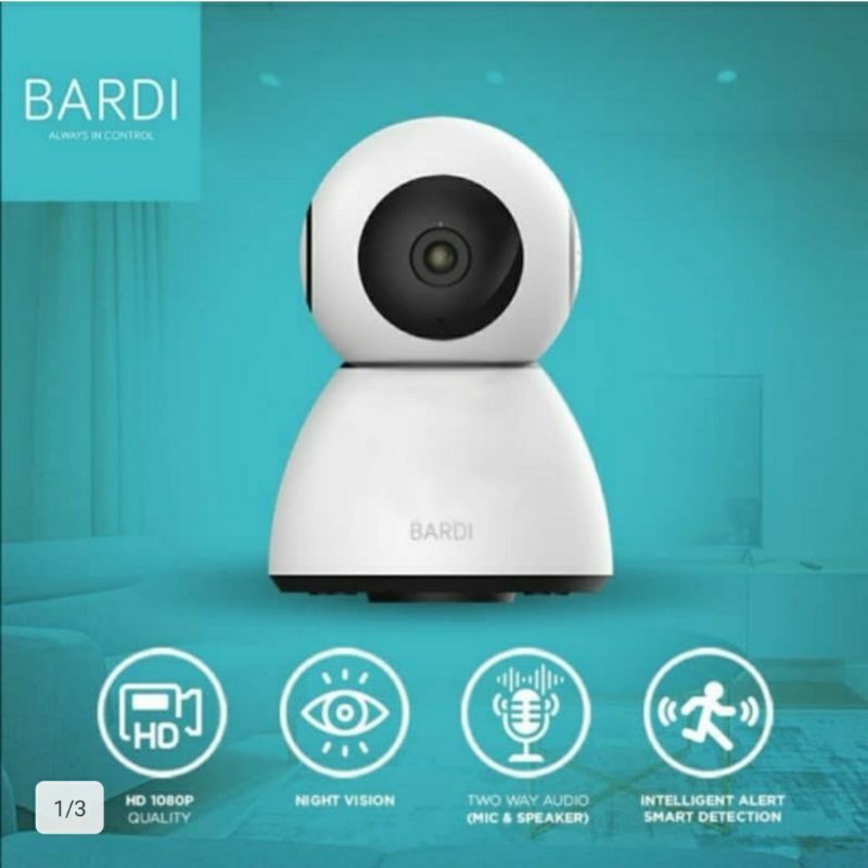 BARDI IP Cam Indoor PTZ CCTV Camera 360° View