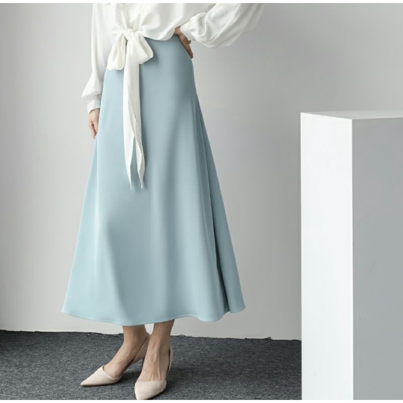 SKIRT SHAKILA A-LINE/ROK SERUT SHAKILA PREMIUM.Flare A-line.korean stlye. pakaian wanita fashion modis terupdate-4