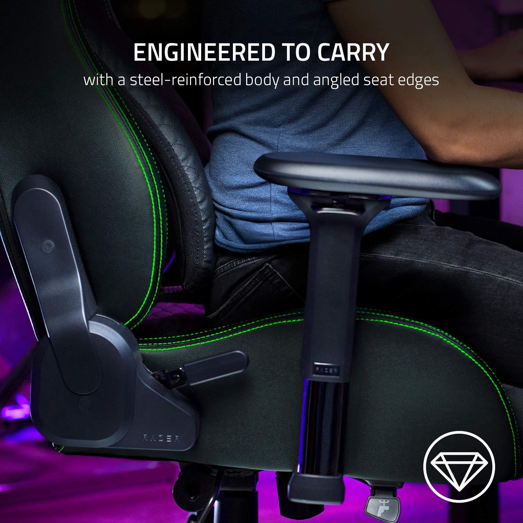 Razer Iskur Gaming Chair with Built-in Lumbar Support Kursi Gaming