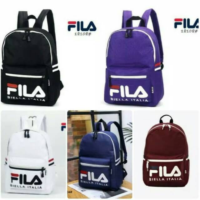 Tas Ransel Backpack Sekolah Kuliah Wanita FILA Murah