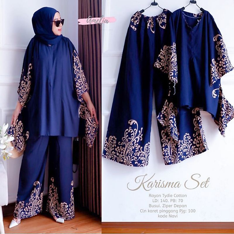 SETELAN WANITA RAYON SUPER WAKA JUMBO ONE SET TERLARIS KEKINIAN