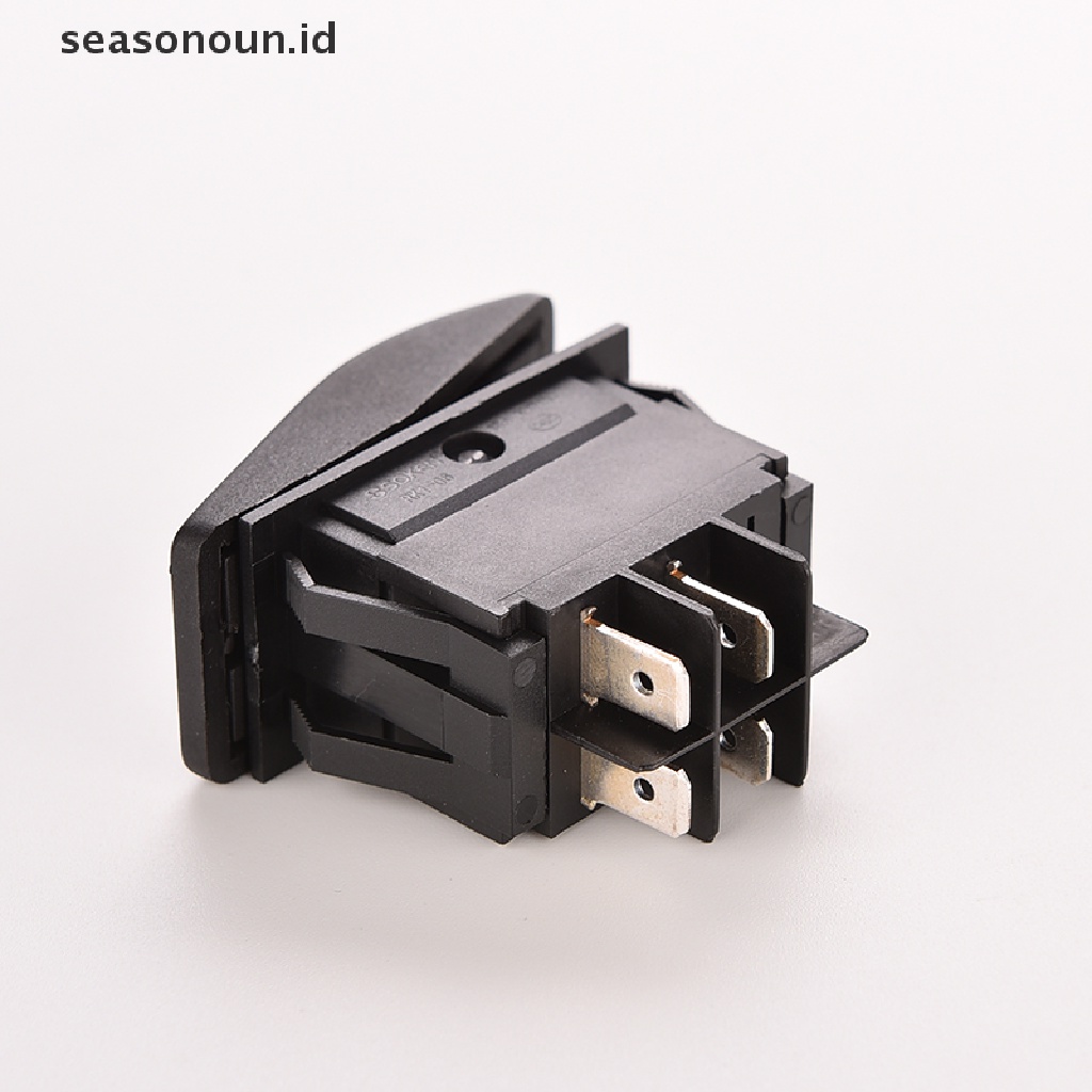 (seasonoun) Saklar ROCKER 12V 20A Anti Air Dengan Lampu LED Untuk Mobil / Perahu