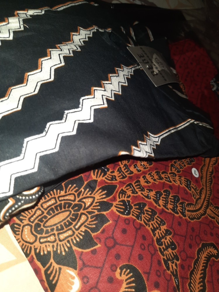 Batik Wanita Asj Sa Hrb026 Kenongo Kemeja Tosca Pendek