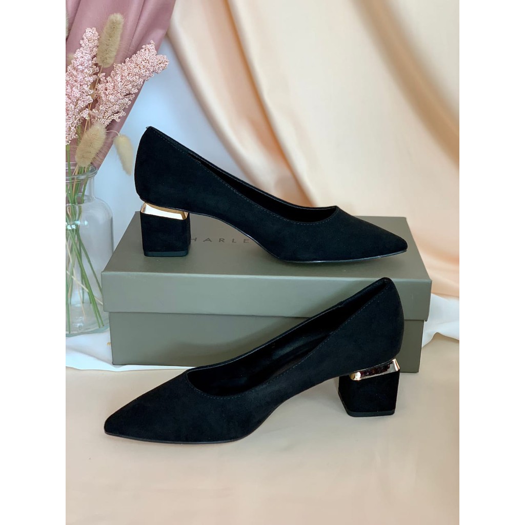 [7.7 Boombastis Sale⚡] - SEPATU WANITA CKS460 TRAPEZE HEEL COURT SHOES PREMIUM IMPORT