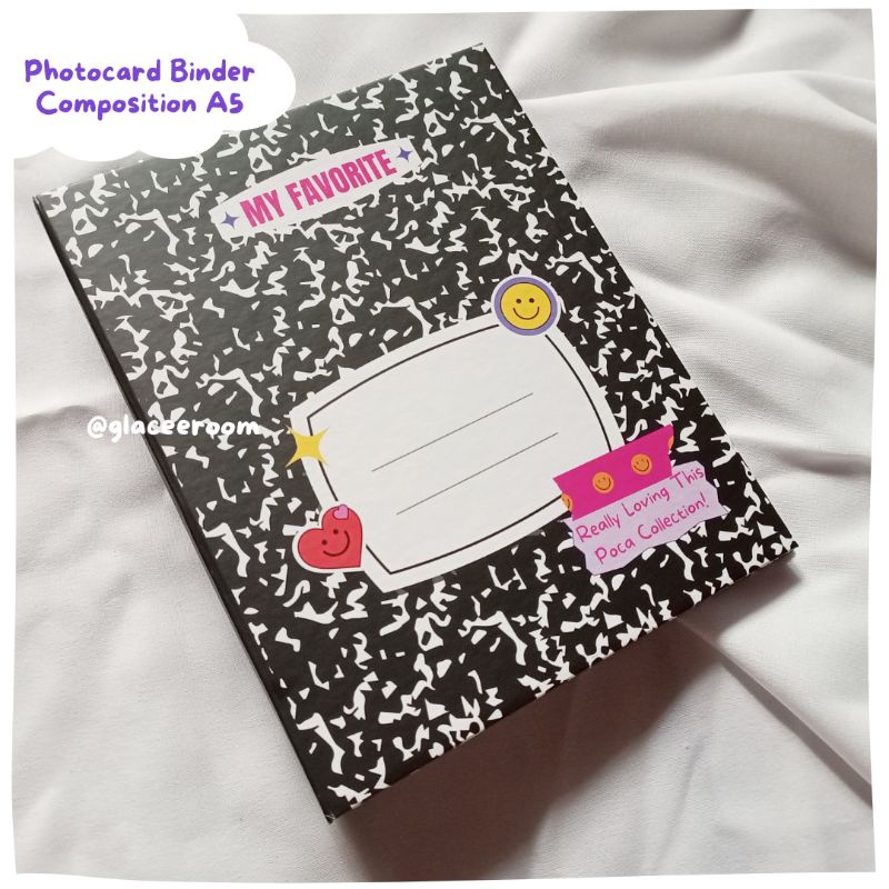 

Binder photocard Composition A5 6 ring | Binder Photocard album