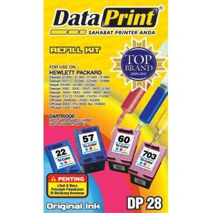 Refill Kit Data Print DP 28 Color For HP
