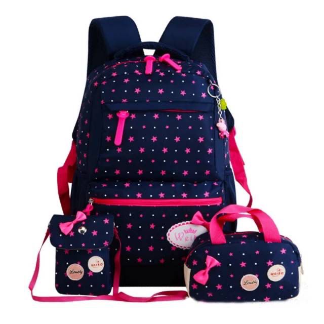 Ransel bintang tabur / ransel sekolah /backpack /ransel satu set murah