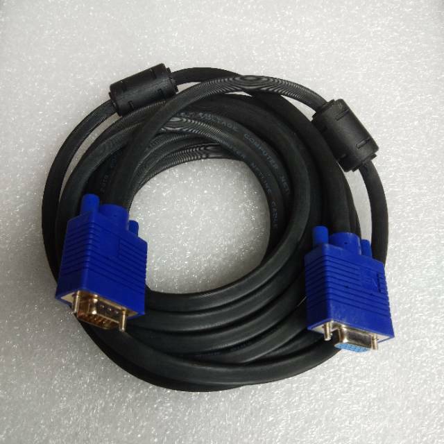 Netline Kabel VGA 5Meter Male to Female Kabel VGA Extension 5Meter