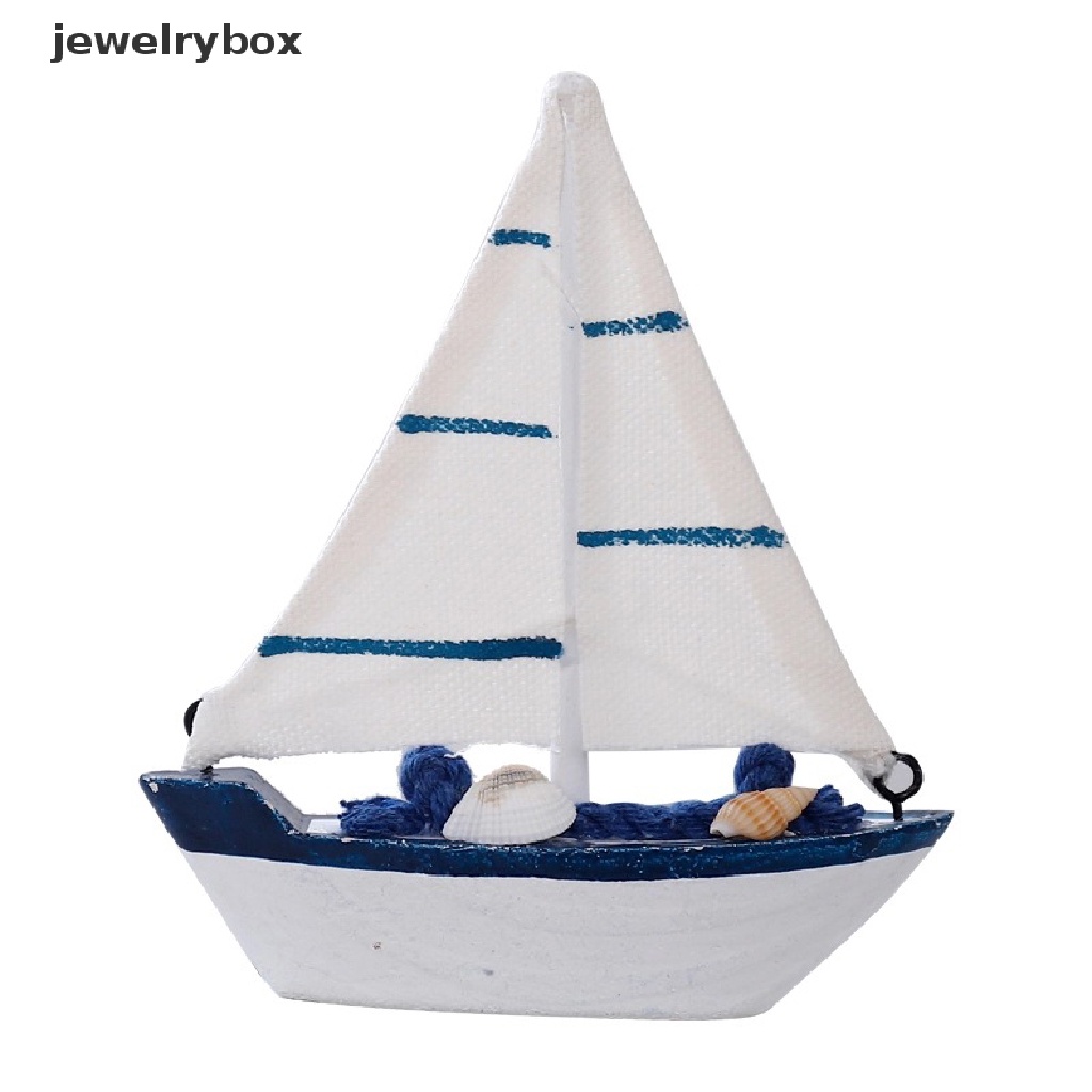 (jewelrybox) Miniatur Kapal Layar Untuk Dekorasi Rumah / Pantai