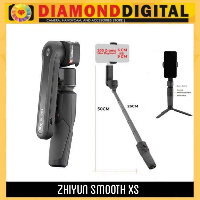 Zhiyun SMOOTH XS 2 Axis Smartphone Stabilizer Kit / Zhiyun Tech Smooth XS GARANSI RESMI