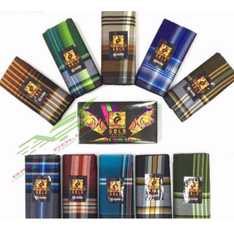 SARUNG MANGGA MOTIF KOTAK KOTAK / SARUNG TENUN CAP MANGGA DEWASA MOTIF KOTAK / SARUNG KOTAK MANGGA