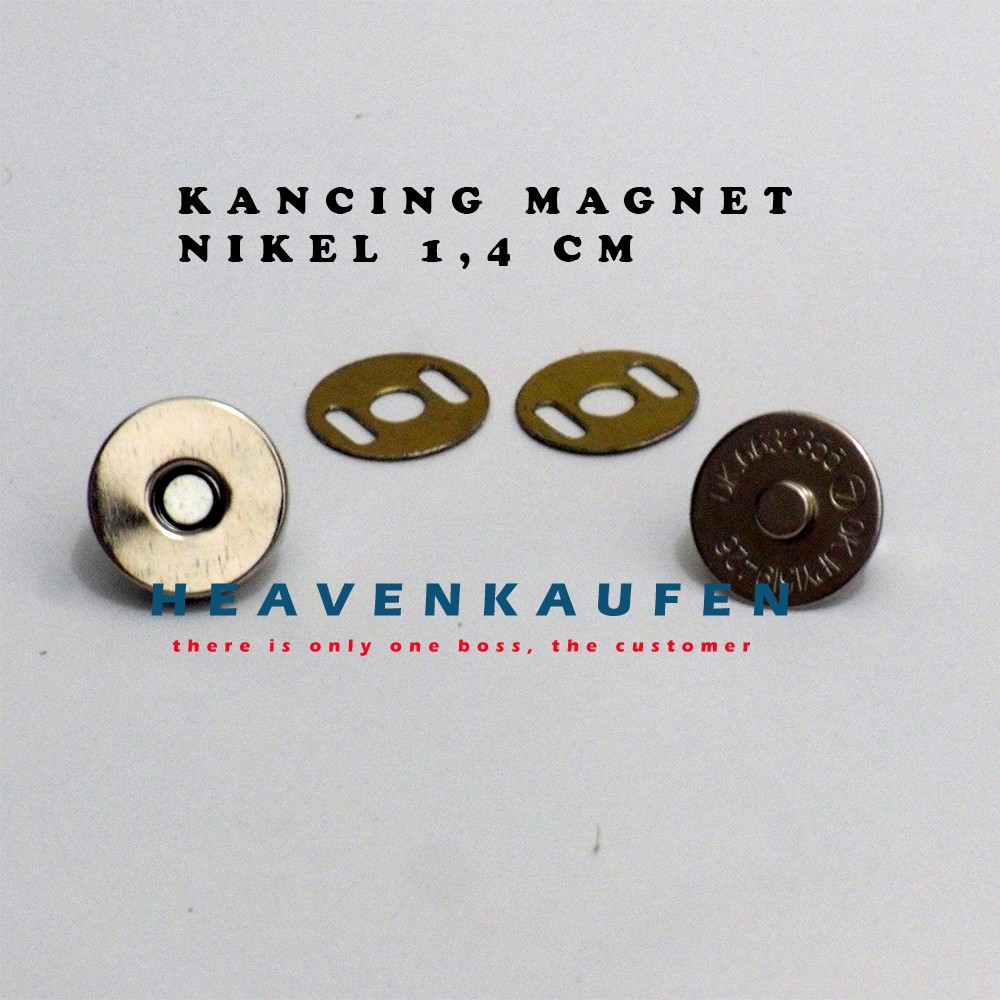 Kancing Magnet 1,4 cm Nikel