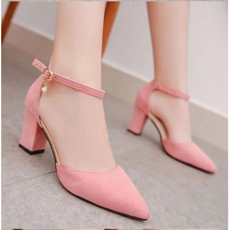 ZUFAR - CAMIDYA CHUNKY HEELS/Heels Sepatu Wanita /Sepatu Kerja Wanita/FORMAL BLOCK HEELS/HEELS CANTIK