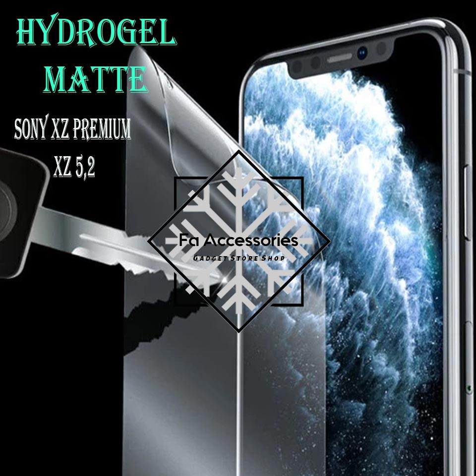 FA ANTI GORES JELLY MATTE HYDROGEL SONY XZ PREMIUM 5,2 FULL SCREEN PROTECTOR SHOCK