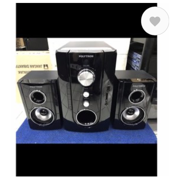 Speaker Aktif Polytron PMA 9300 Bluetooth HITAM | Shopee