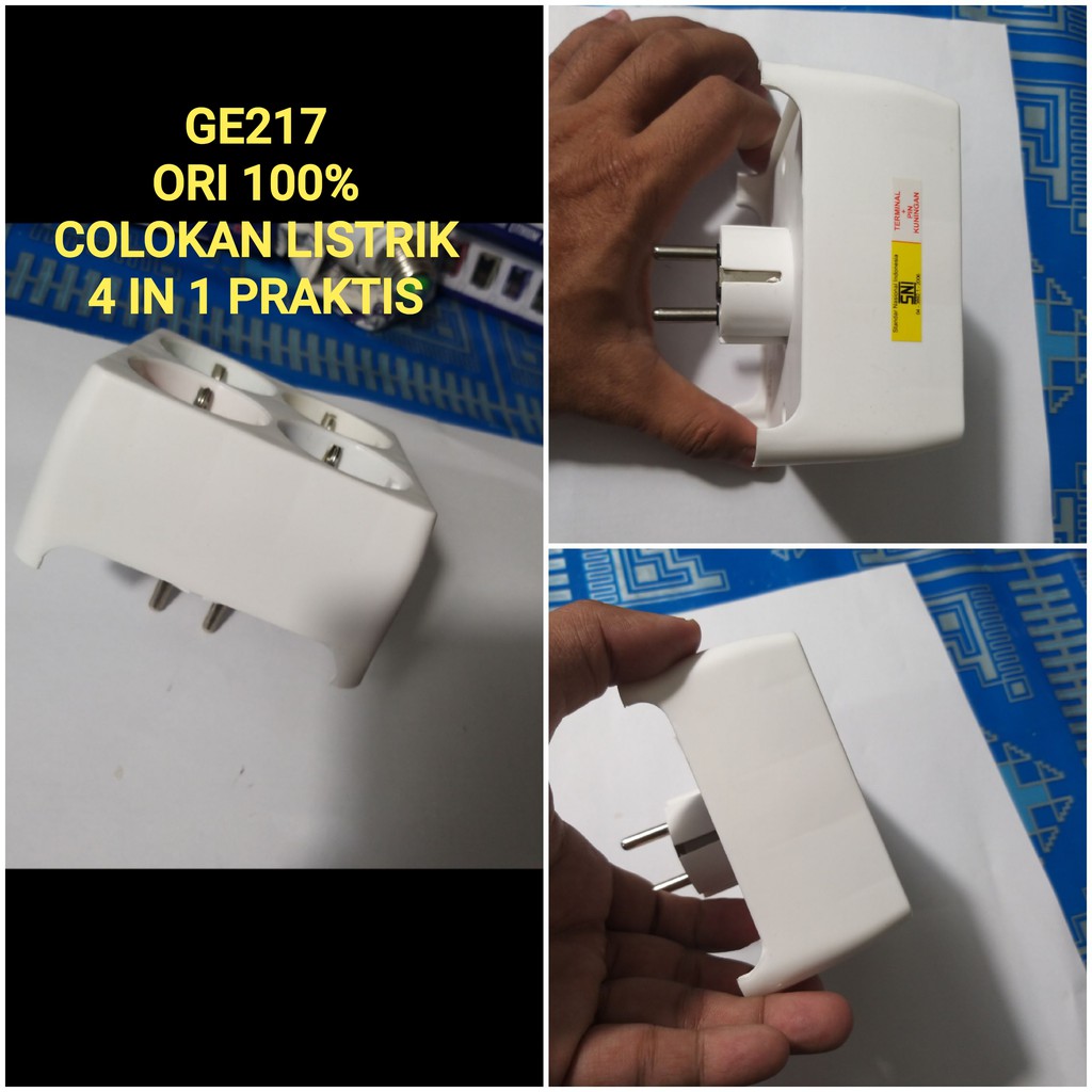 G217 Loyal colokan listrik 4in1 4 in 1 terminal steker kepiting piting stop kontak setrum multifungsi universal tahan panas penambah original  PRAKTIS GK PERLU BONGKAR PASANG RUMAH TINGGAL COLOK SAJA  terminal kuningan = tahan panas 10A 250V terdaftar SNI