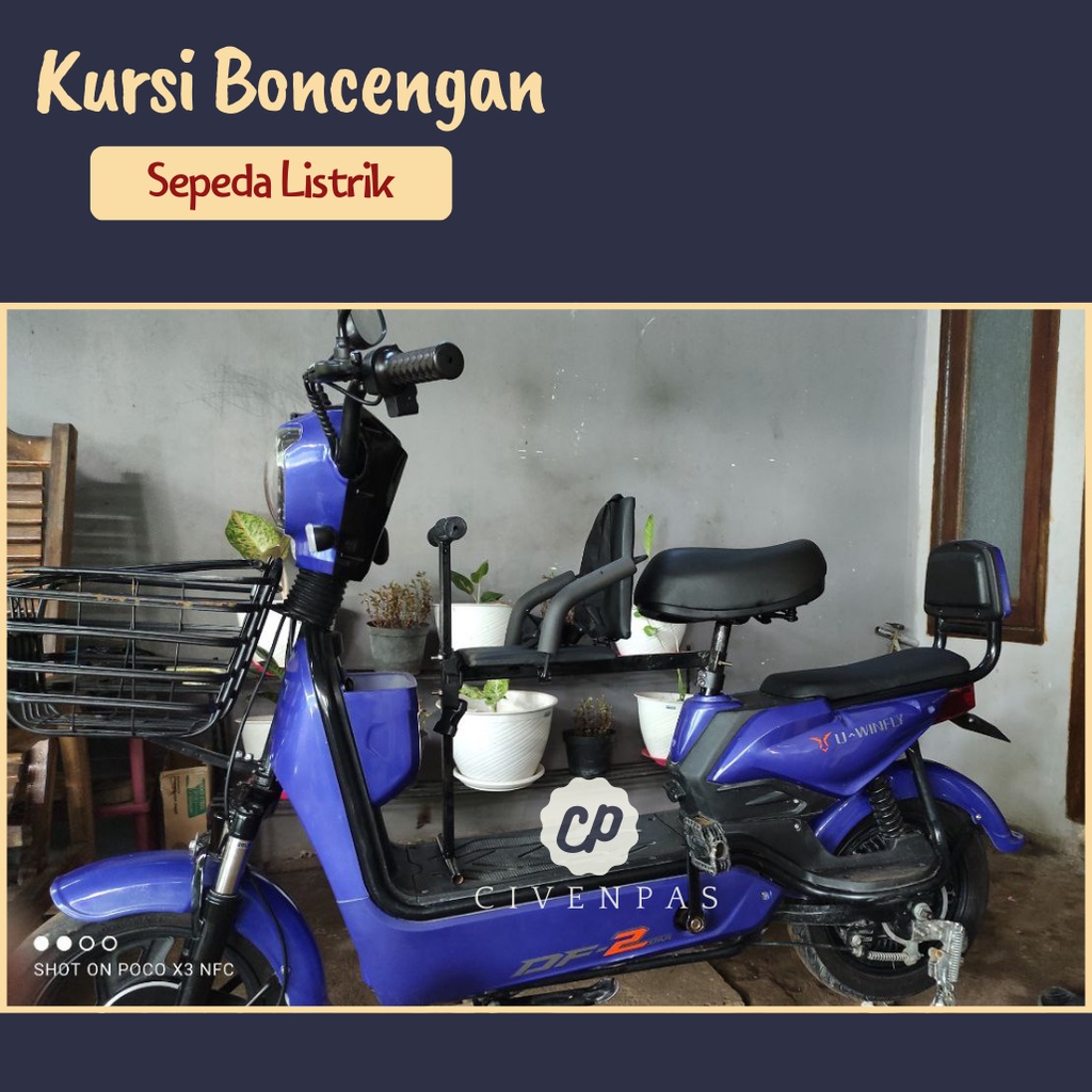 Boncengan Anak Sepeda Listrik Boncengan Sepeda Listrik Boncengan Sepeda Listrik Anak Depan