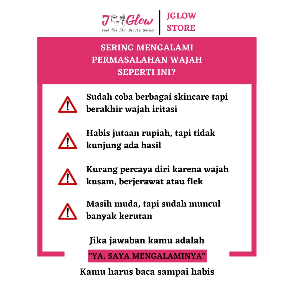 JGLOW Flek Melasma Hyperpigmentasi | Paket Perawatan Wajah Skincare BPOM-3