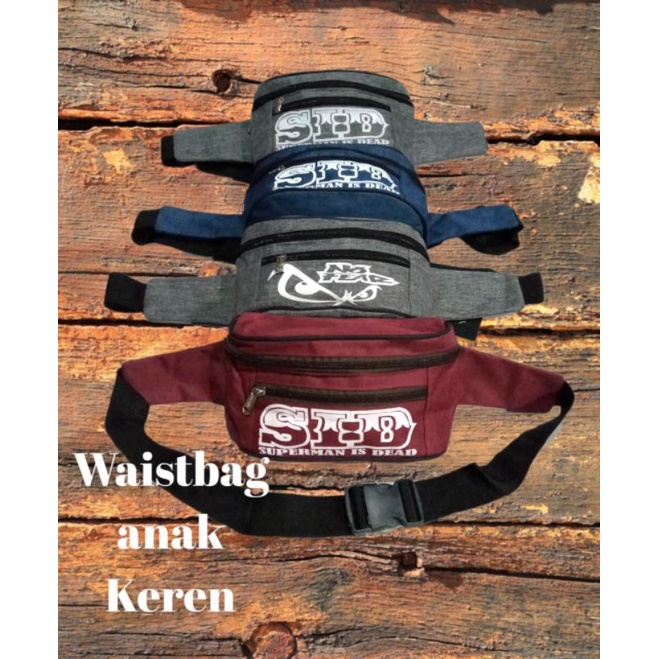 Tas Waistbag Pria - Waistbag Anak Distro Kanvas - PROMO