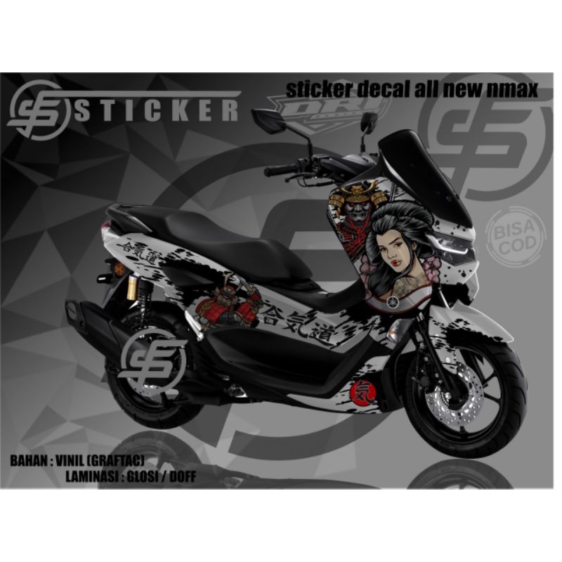 seticker decal yamaha nmax new full body dekal nmax new