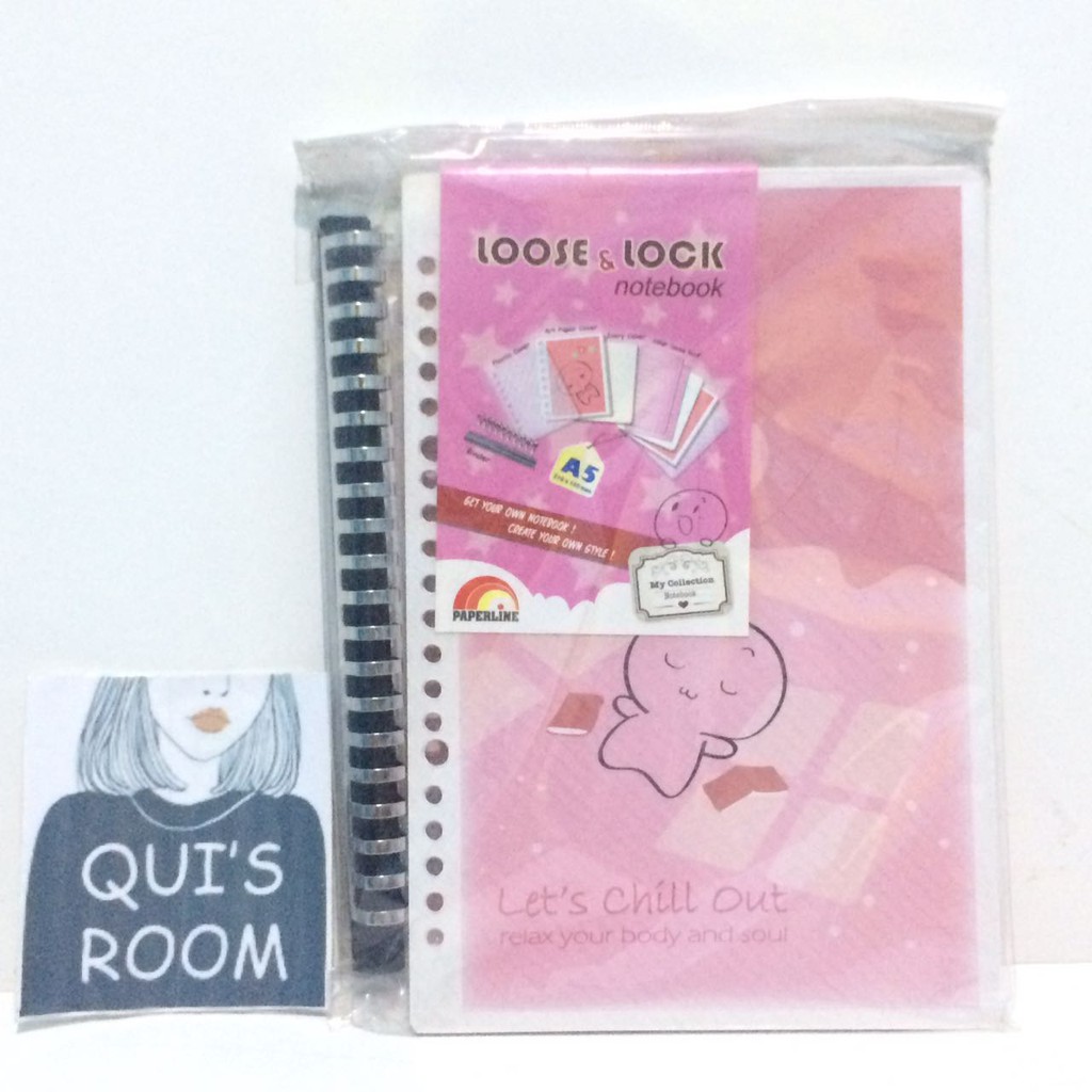 

BINDER A5 LOOSE LOCK PAPERLINE ALAT TULIS SEKOLAH KANTOR ANAK STATIONERY