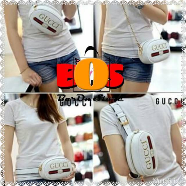 Waishbag gucci girl db tas pinggang wanita murah