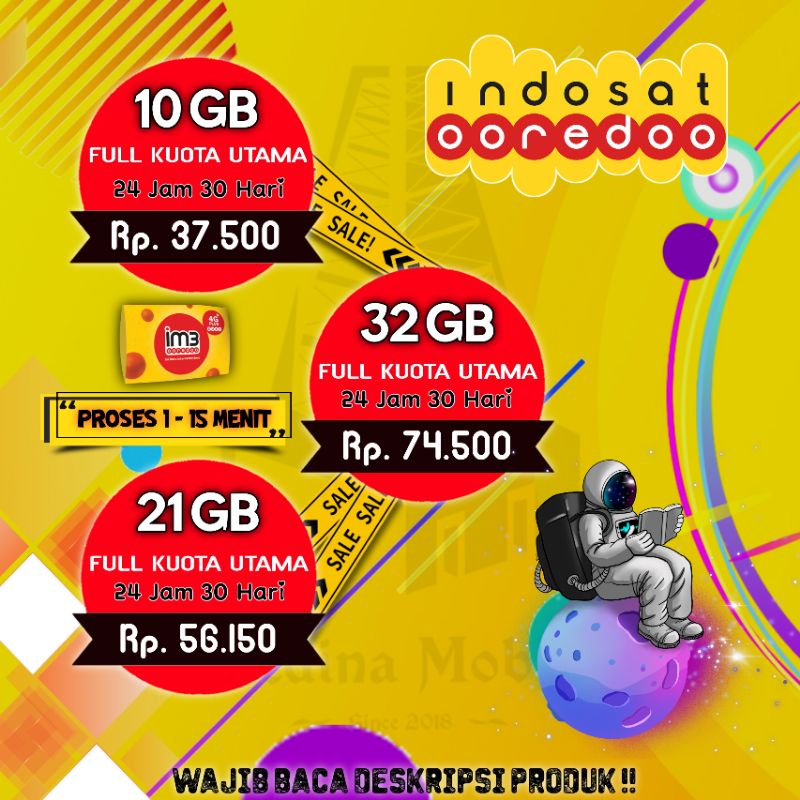 ISI ULANG PAKET DATA INDOSAT GIFT FREEDOM TERMURAH FULL KUOTA 24 JAM 30 HARI