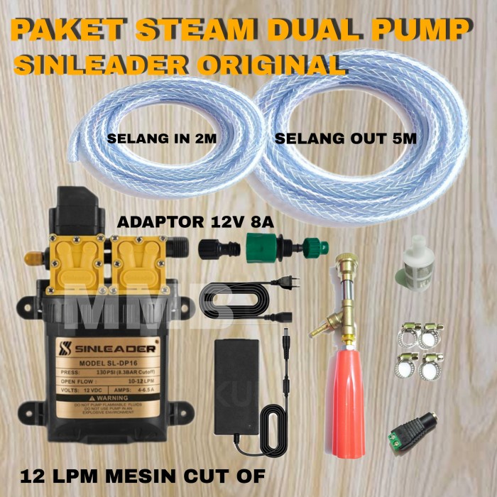 ALAT CUCI MOTOR / MOBIL / DOORSMEER / DUAL PUMP SINLEADER ORIGINAL