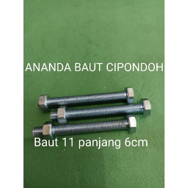 Baut 11 panjang 6cm