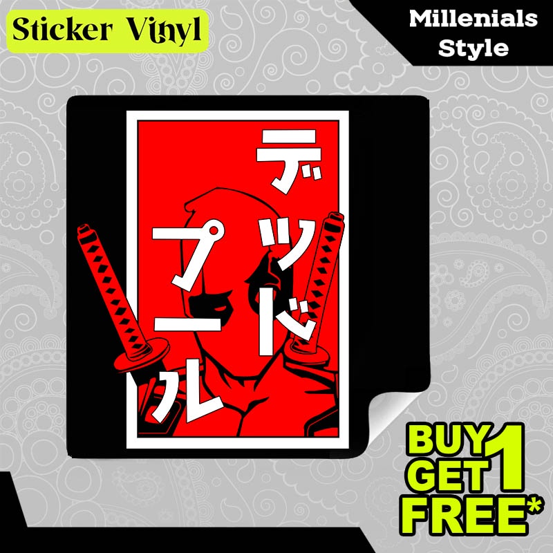 

Stiker Sticker Deadpool Japan Gambar Unik Desain Keren dan Kekinian Aesthetic Bahan Vinyl Satuan Anti Air