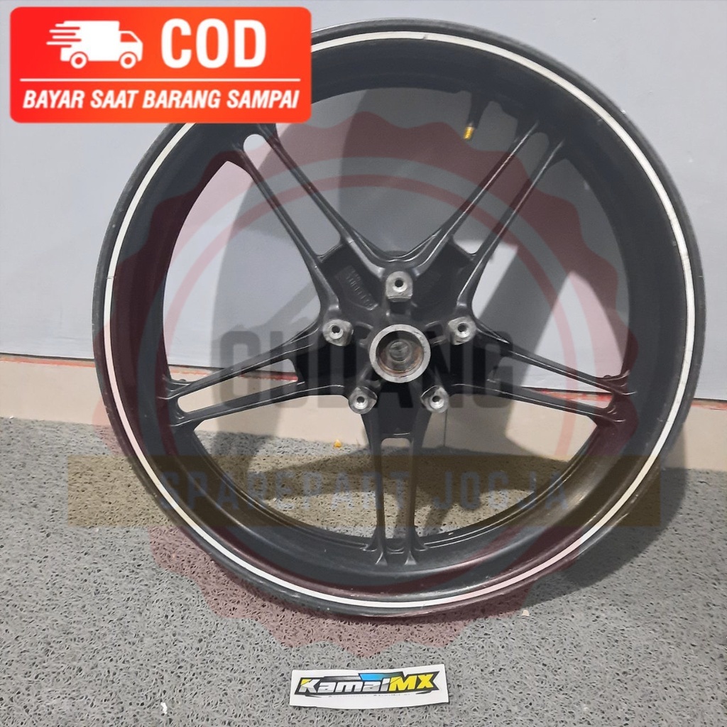 VELG PELEK BELAKANG MXKING MX KING VIXION NEW - BARANG ORI ASLI COPOTAN MOTOR NORMAL SUDAH ADA LAKER