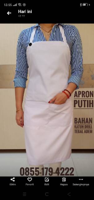 Apron Celemek Tebal Murah