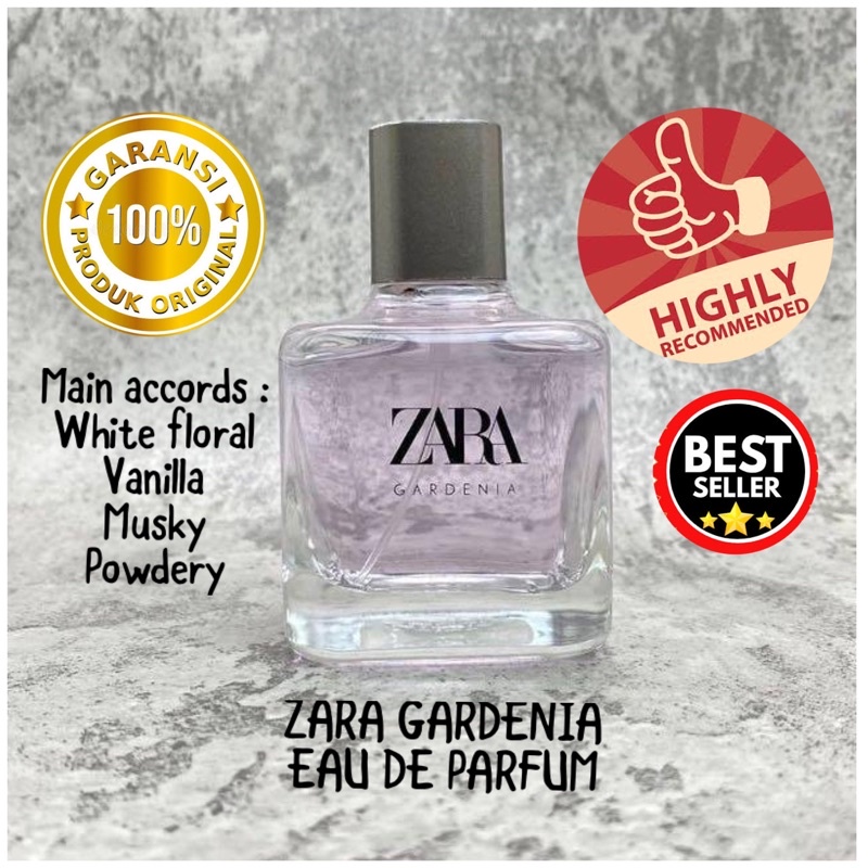 parfum wanita zara zara gardenia 2017 EDP 100ml (NON BOX) | Shopee