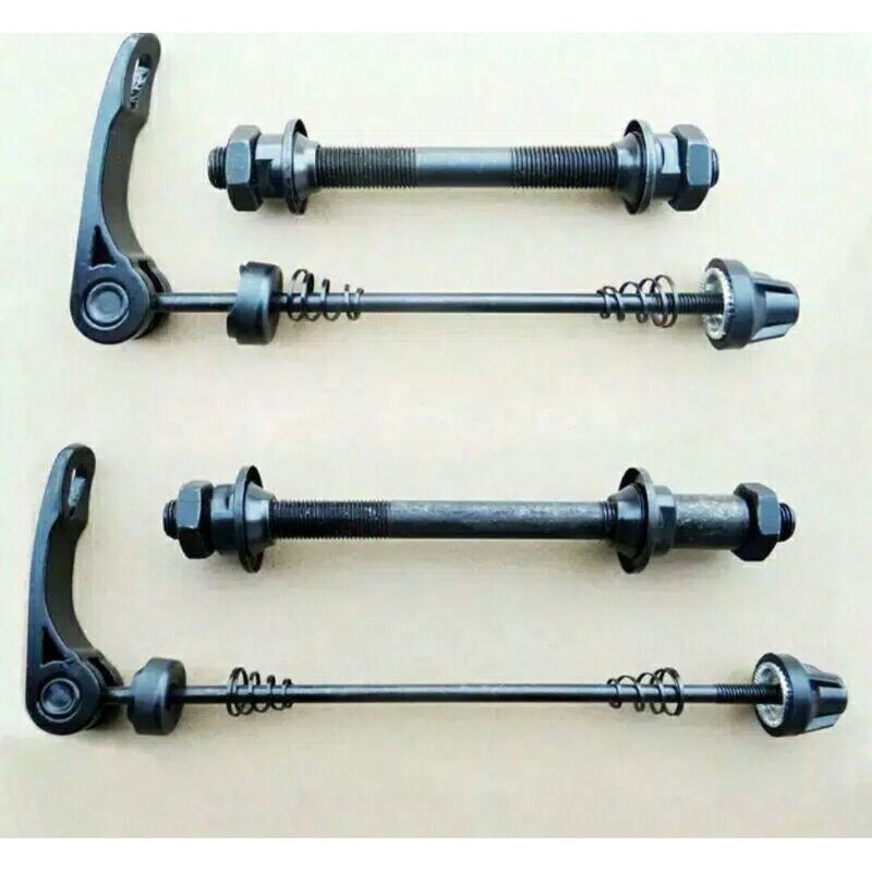 [MURAH] As Qr Quick Release Lubang Bolong Roda Depan dan Belakang Sepeda
